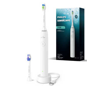 ソニッケア 電動歯ブラシ フィリップス ー 3100 ー ［ー / 音波水流式］ ホワイト HX4032/41