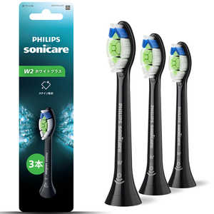 ソニッケア ブラシヘッド ホワイトプラス 3本組 ［3本入］ ブラック HX6063/91