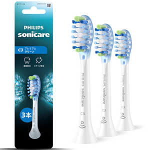 ソニッケア ブラシヘッド プレミアムクリーン 3本組 ［3本入］ ホワイト HX9043/14