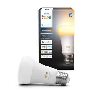 フィリップス　PHILIPS LED電球 ホワイトグラデーション 75W形 E26 Philips Hue ［E26 / 一般電球形 / 75W相当 / 1個 / 広配光タイプ］ PH75WA1-SU