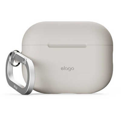 Air Pods Pro3 本体+充電ケース+elago製ケース ELAGO AirPods Pro3 対応 ケース 耐衝撃 落下防止 カラビナ 付