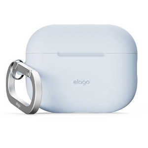 ELAGO AirPods Pro3 対応 ケース 耐衝撃 落下防止 カラビナ 付 おしゃれ シリコン カバー ワイヤレス充電 対応 ライトブルー EL_A3PCSSCN3_LB ELAGO AirPods Pro3 対応 ケース 耐衝撃 落下防止 カラビナ 付 おしゃれ シリコン カバー ワイヤレス充電 対応 ライトブルー EL_A3PCSSCN3_LB