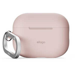 ELAGO AirPods Pro3 対応 ケース 耐衝撃 落下防止 カラビナ 付 おしゃれ シリコン カバー ワイヤレス充電 対応 サンドピンク EL_A3PCSSCN3_SP ELAGO AirPods Pro3 対応 ケース 耐衝撃 落下防止 カラビナ 付 おしゃれ シリコン カバー ワイヤレス充電 対応 サンドピンク EL_A3PCSSCN3_SP
