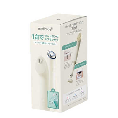 【 メディキューブ 】 EMSローラー・振動クレンザーヘッド セット MEDICUBE(メディキューブ) メディキューブ ブースター振動クレンザー