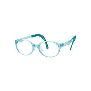 名古屋眼鏡 子供用 キッズF 3～6歳 メガネフレーム TKFC23 43mm (クリアアクアブルー/クリアアクアブルー) 