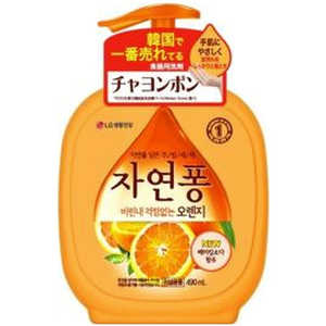 トイレタリージャパンインク チャヨンポン 食器用洗剤 本体 490mL オレンジの香り 