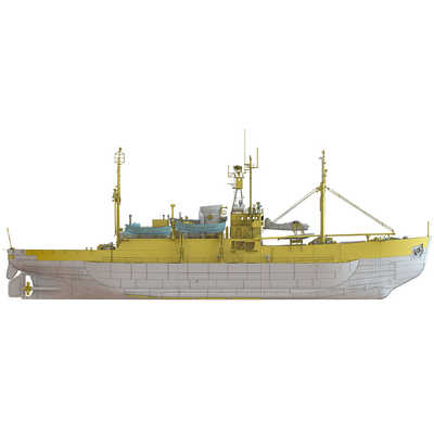 長谷川製作所 1/250 南極観測船 宗谷 第二次南極観測隊 ポントスモデル