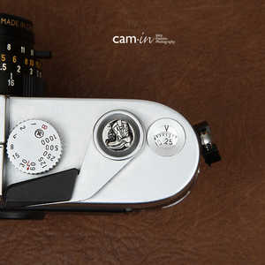 CAMIN ソフトシャッターボタン レリーズボタン 創作型/ (直径10mm) (鉄靴1) CAM9101