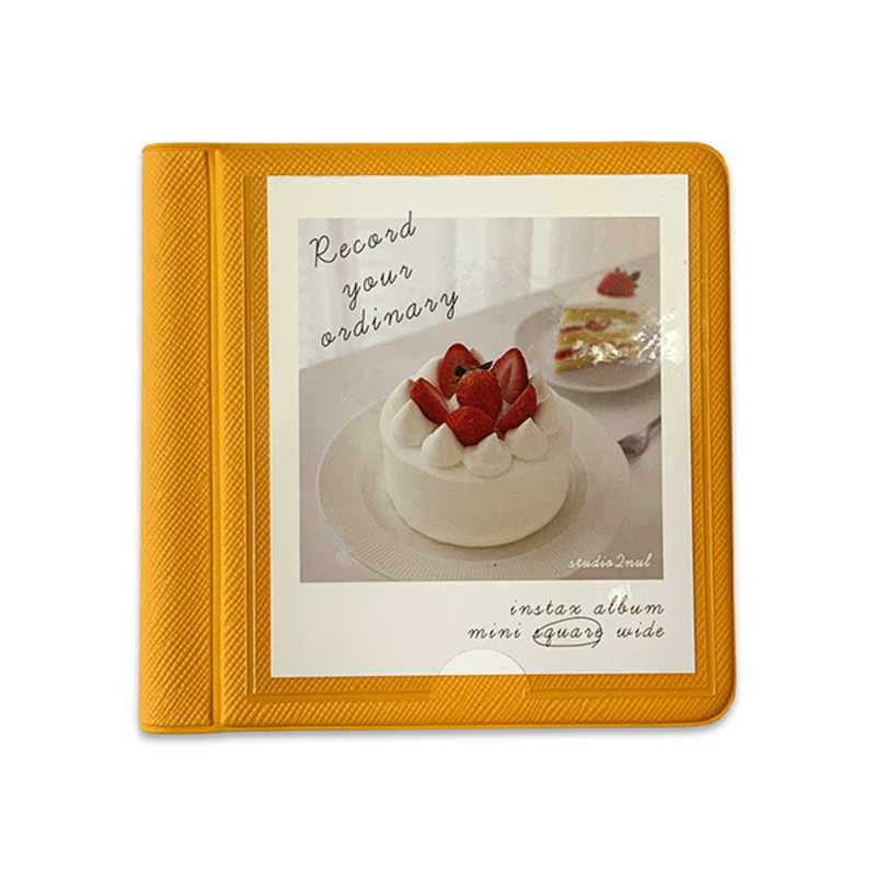 2NUL チェキスクエア アルバム INSTAX ALBUM SQ mini polaroid album 