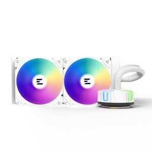 ZALMAN 水冷CPUクーラー 120mmファンx2 ホワイト Reserator5Z24ARGBWhite ZALMAN 水冷CPUクーラー 120mmファンx2 ホワイト Reserator5Z24ARGBWhite