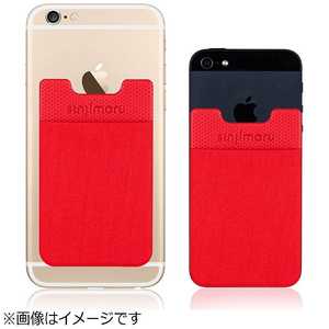 ROOX ステッカーブルポケット Sinji Pouch Basic 2 カード収納ケース SINSPB2LLRD(レット ROOX ステッカーブルポケット Sinji Pouch Basic 2 カード収納ケース SINSPB2LLRD(レット
