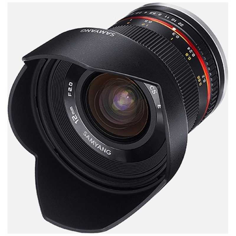 SAMYANG SAMYANG カメラレンズ  12mm F2.0 NCS CS (キヤノンM用) ブラック 12mm F2.0 NCS CS (キヤノンM用) ブラック
