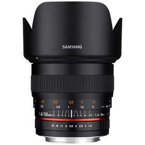 SAMYANG カメラレンズ ［ペンタックスK /単焦点レンズ］ ブラック 50mm F1.4 AS UMC