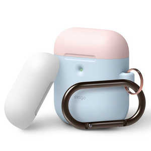 ELAGO AIRPODS DUO HANG CASE for AirPods 2nd Generation Wireless Charging Case(Pastel Blue) ELA2WCSSCOWPB ELAGO AIRPODS DUO HANG CASE for AirPods 2nd Generation Wireless Charging Case(Pastel Blue) ELA2WCSSCOWPB
