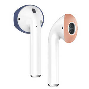 ELAGO Secure Fit for AirPods EL_APDCSSCSF_JP Jean Indigo/Peach (Jean Indigo/Peach)