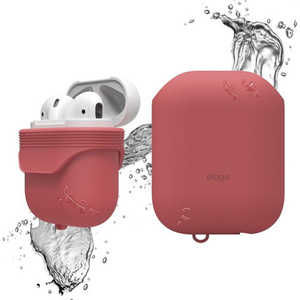 ELAGO AirPods用防水ケース WaterProof Case for AirPods EL_APDCSSCWC_IR イタリアンロｰズ