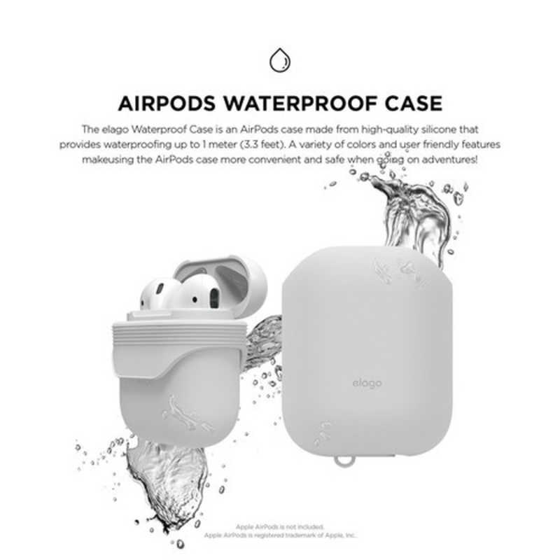 ELAGO ELAGO AirPods WaterProof Case(ケース) EL_APDCSSCWC_WH White EL_APDCSSCWC_WH White