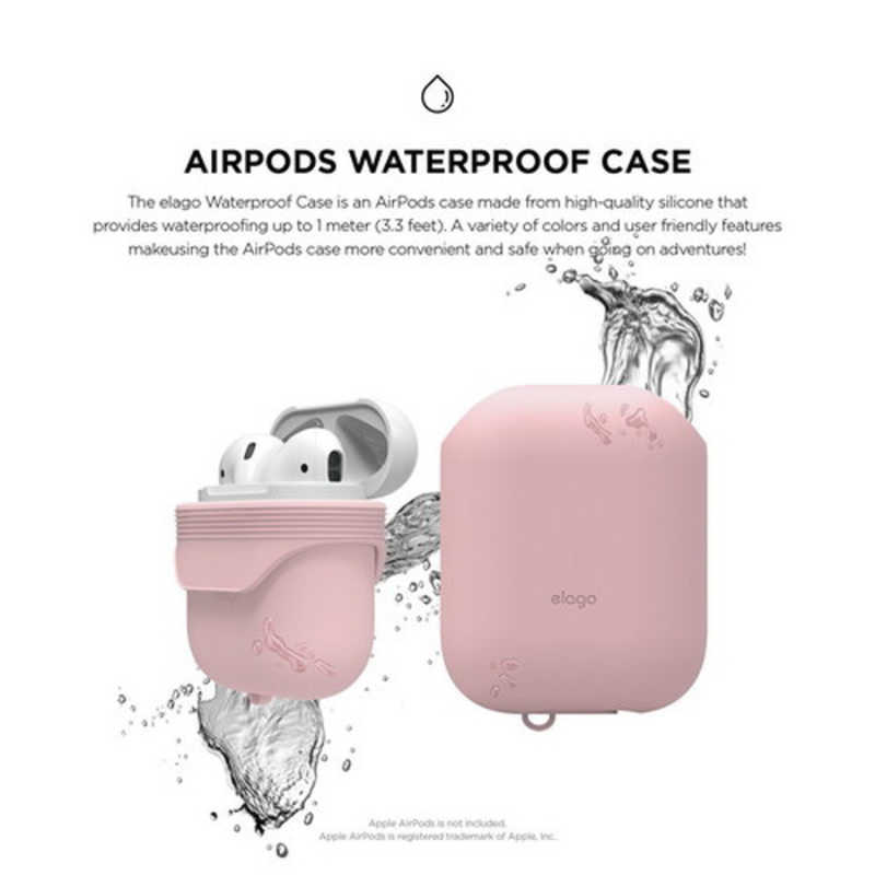 ELAGO ELAGO AirPods WaterProof Case(ケース) EL_APDCSSCWC_PK Lovely Pink EL_APDCSSCWC_PK Lovely Pink