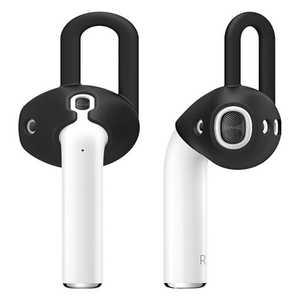 ELAGO AirPods用シリコンカバー EarPads for AirPods EL_APDCSSCED_BK ブラック ELAGO AirPods用シリコンカバー EarPads for AirPods EL_APDCSSCED_BK ブラック
