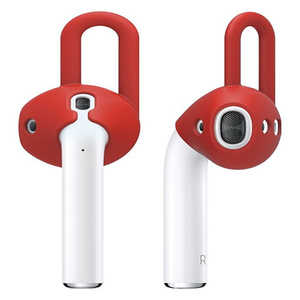 ELAGO AirPods用シリコンカバー EarPads for AirPods EL_APDCSSCED_RD レッド ELAGO AirPods用シリコンカバー EarPads for AirPods EL_APDCSSCED_RD レッド