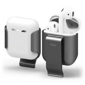 ELAGO AirPods用ケース CarryingClip for AirPods ダークグレイ ELAPDCSPCCLMG ELAGO AirPods用ケース CarryingClip for AirPods ダークグレイ ELAPDCSPCCLMG