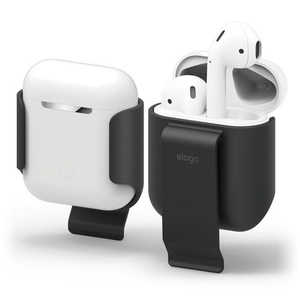 ELAGO AirPods用ケース CarryingClip for AirPods ブラック ELAPDCSPCCLBK