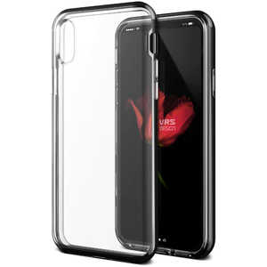 サンクチュアリ iPhone X用 VRS DESIGN Crystal Bumper(クリスタルバンパー) MIL VR_I8NCSDLCR_MB メタルブラック