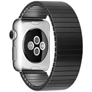 ROA メタルストレッチバンド for Apple Watch 41/40/38mm (Lサイズ) ブラック TF21BK40L