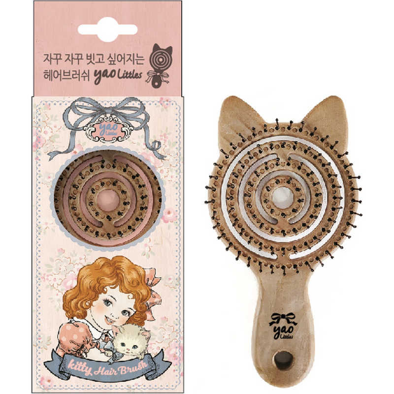 エジソン販売 エジソン販売 Yao Littles ヘアブラシ ネコ LWK  