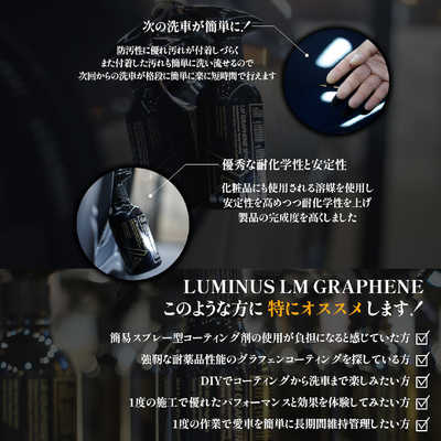 メンテナンス LM GRAPHENE SP PRO / LUMINUS Luminus LM Graphene Spray 2.0 – The House Of Rags