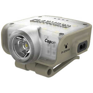 クレイモア 充電式モバイルLEDヘッドライト CLAYMORE Capon 80C(クレイモア キャップオン 80C)Tan CLP-800TN