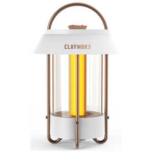クレイモア 充電式モバイルLEDランタン CLAYMORE LAMP Selene(クレイモアランプ セレネ)White CLL-650WH