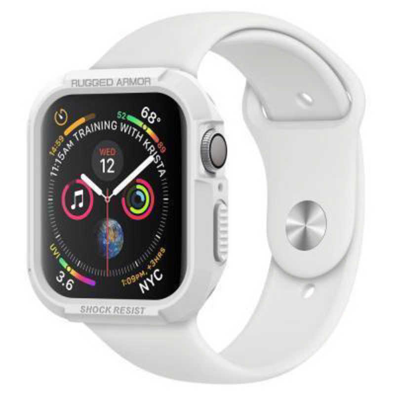 SPIGEN SPIGEN Apple Watch Series 6 SE 5 4 (44mm) Case Rugged Armor White 062CS24471 062CS24471