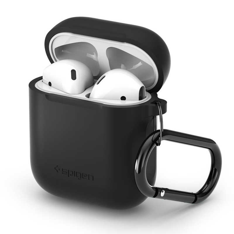 SPIGEN SPIGEN AirPods シリコンケース ブラック 066CS24808(ブラ 066CS24808(ブラ