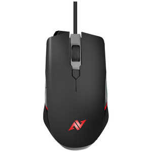 ABKO ゲーミングマウス 有線/ 8ボタン/ ブラック A990 ABKO ゲーミングマウス 有線/ 8ボタン/ ブラック A990