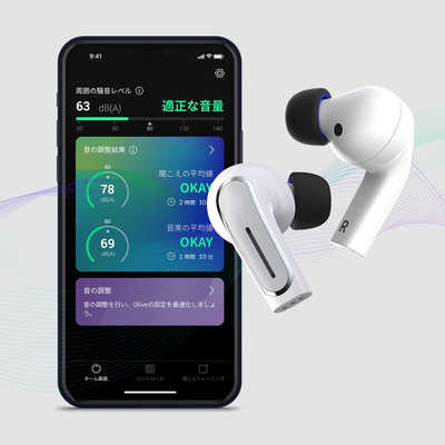 Olive Smart Ear オリーブスマートイヤー ホワイト 格安レンタル]Olive オリーブ スマートイヤー ホワイト