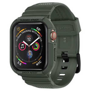 SPIGEN Apple Watch Series 6 SE 5 4 (44mm) Case Rugged Armor Pro Military Green 062CS26016