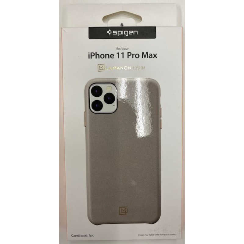 SPIGEN SPIGEN iPhone 11 Pro Max 6.5 La Manon calin Oatmeal Beige 075CS27065(ベｰ 075CS27065(ベｰ