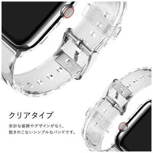 ELAGO AppleWatch42 44mm用クリア バンド クリア ELWALBDTPBACL