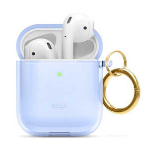 ELAGO CLEAR CASE for AirPods /AirPods 2nd Charging / AirPods 2nd Wireless (Aqua Blue) EL_APACSTPCE_BL
