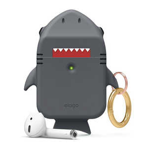 ELAGO SHARK CASE for AirPods /AirPods 2nd Charging / AirPods 2nd Wireless (Dark Gray) EL_APACSSCSK_GY