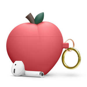 ELAGO PEACH HANG カラビナ付き for AirPods/AirPods 2nd Charging/AirPods 2nd Wireless (Red) EL_APACSSCPN_RD ELAGO PEACH HANG カラビナ付き for AirPods/AirPods 2nd Charging/AirPods 2nd Wireless (Red) EL_APACSSCPN_RD