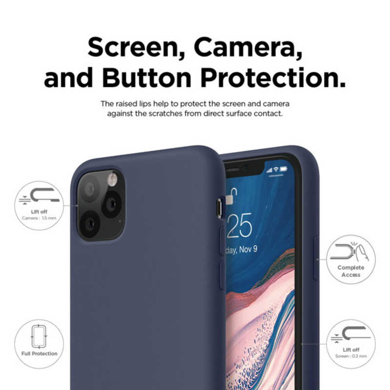 ELAGO ELAGO SILICONE CASE 2019 for iPhone11 Pro Max (Jean Indigo) ELIKLCSSCS2JI ELIKLCSSCS2JI