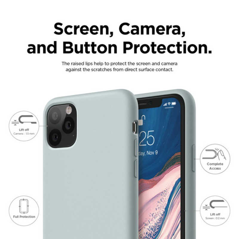 ELAGO ELAGO SILICONE CASE 2019 for iPhone11 Pro Max (Baby Mint) ELIKLCSSCS2MT ELIKLCSSCS2MT