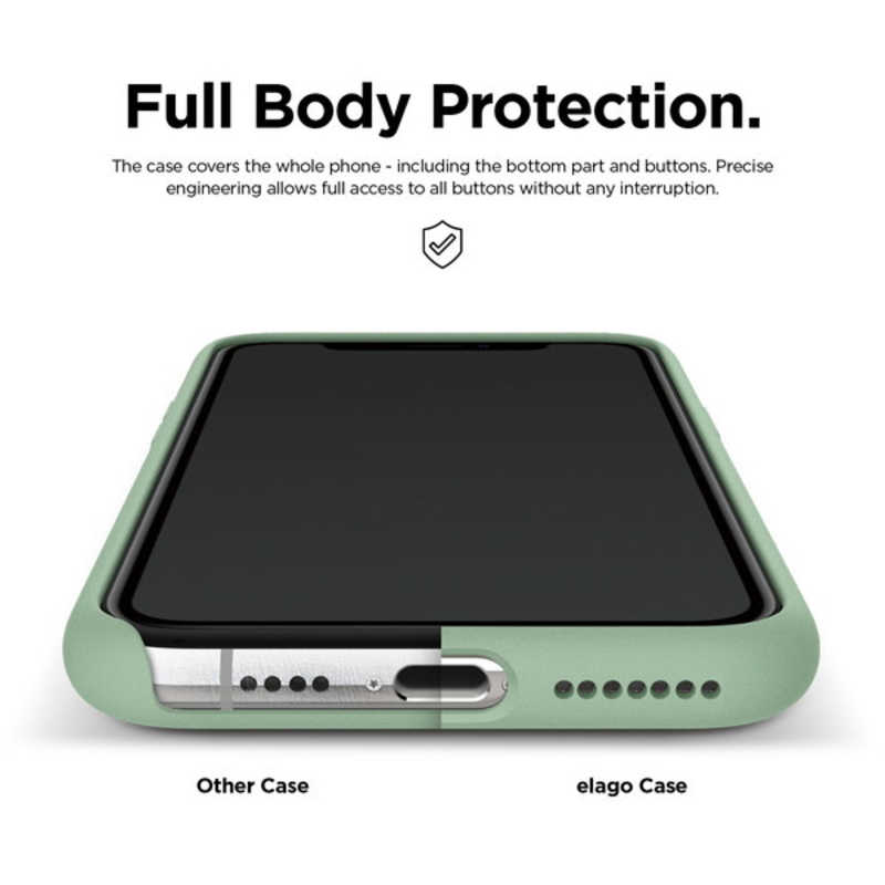 ELAGO ELAGO SILICONE CASE 2019 for iPhone11 Pro Max (Pastel Green) ELIKLCSSCS2GR ELIKLCSSCS2GR