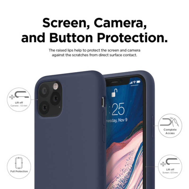 ELAGO ELAGO SILICONE CASE 2019 for iPhone11 Pro (Jean Indigo) ELIKSCSSCS2JI ELIKSCSSCS2JI