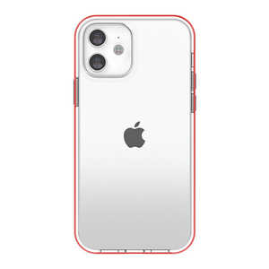 UI motomo iPhone 12 mini 5.4インチ対応INO ACHROME SHIELD レッド レッド INO54ACHSRD