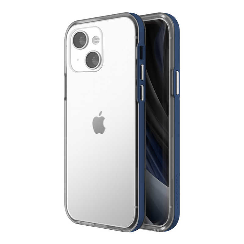 UI UI iPhone2021 6.1inch 2眼 INO-ACHROME SHIELD CASE ブルー INOACH1361BL ブルー INOACH1361BL ブルー