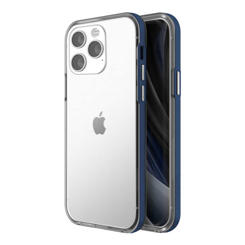 UI UI iPhone2021 6.1inch 3眼 INO-ACHROME SHIELD CASE ブルー INOACH13P61BL ブルー INOACH13P61BL ブルー