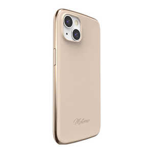 UI iPhone 14 6.1インチ INO LINE INFINITY CHROME GOLD motomo ウォームベージュ INO14INF3817